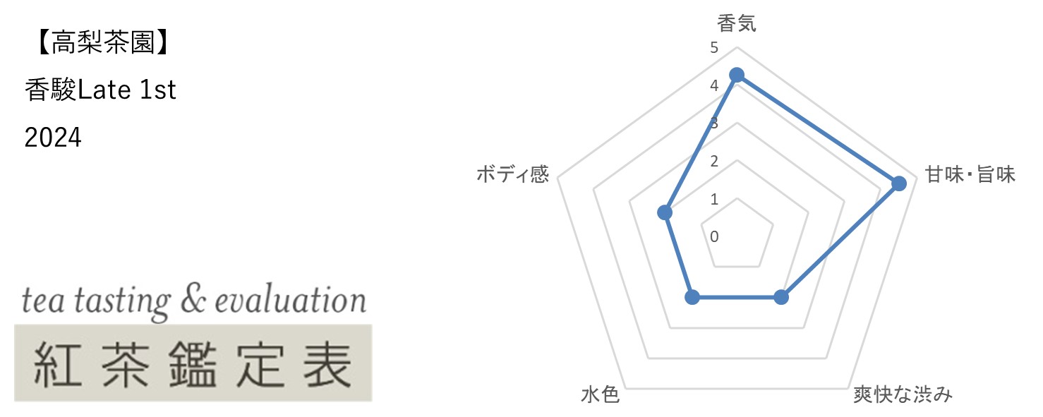 【高梨茶園】香駿Late 1st　2024