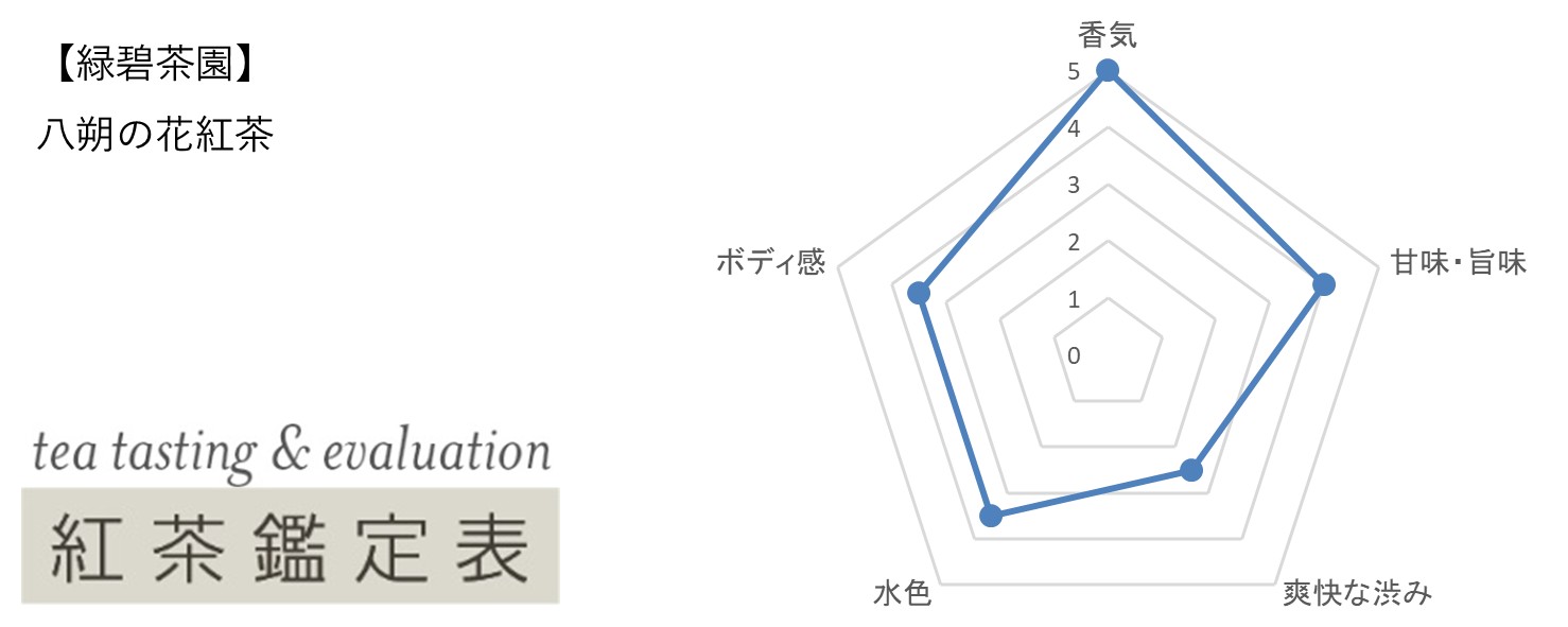 【緑碧茶園】八朔の花紅茶